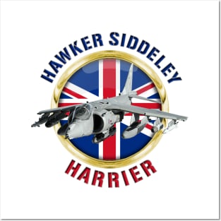 RAF Hawker Siddeley Harrier Posters and Art